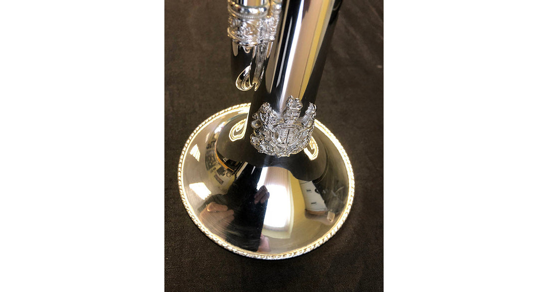 A milestone in the project to make a new set of fanfare trumpets…